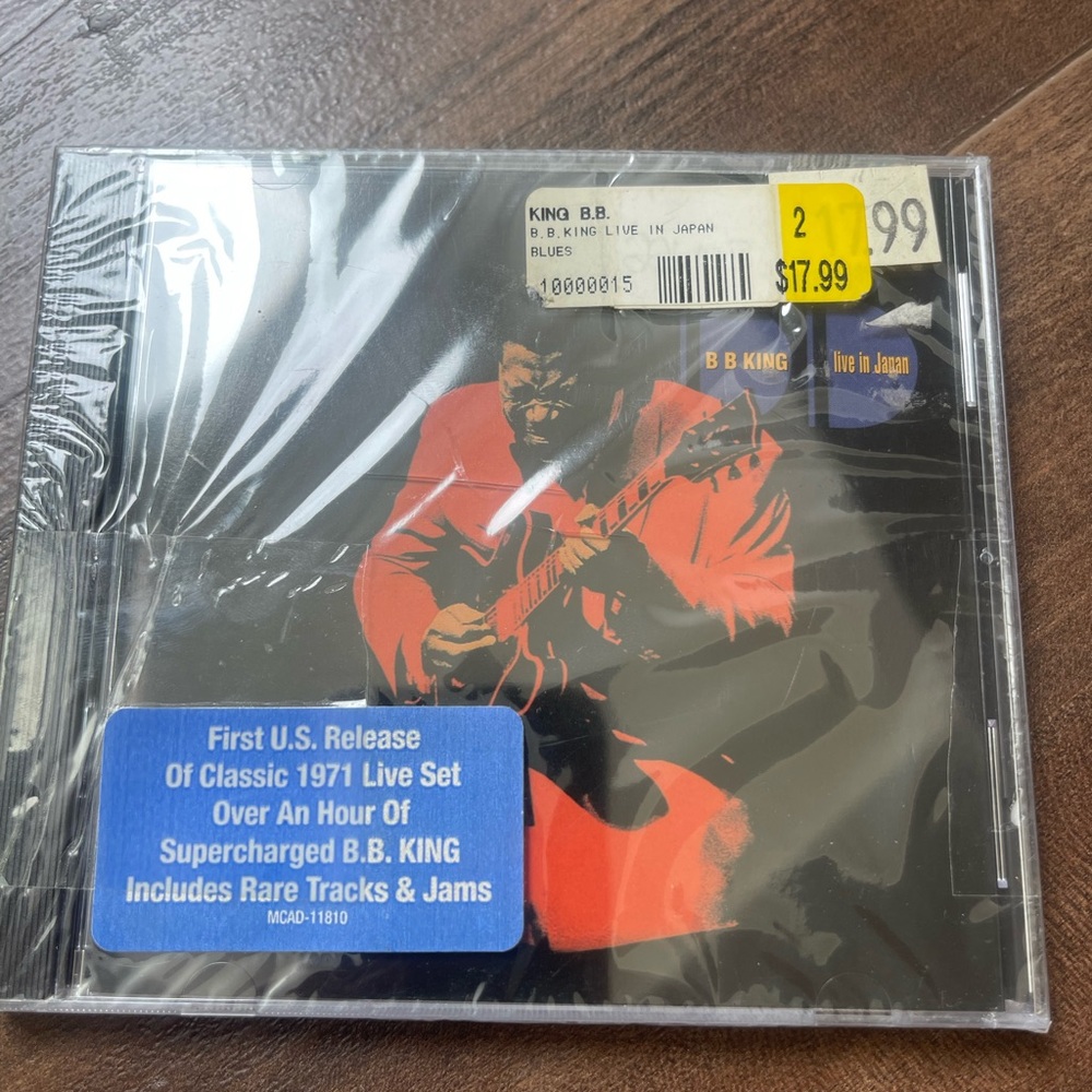New sealed BB King 1971 live set from Japan CD rare
